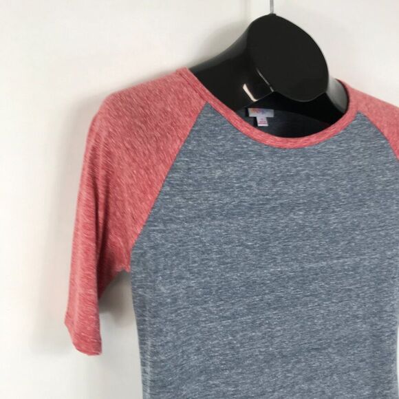 NEW LuLaRoe Julia Raglan Shirt Dress Women's Small Stretch Knit Midi Crew Neck - Picture 4 of 11